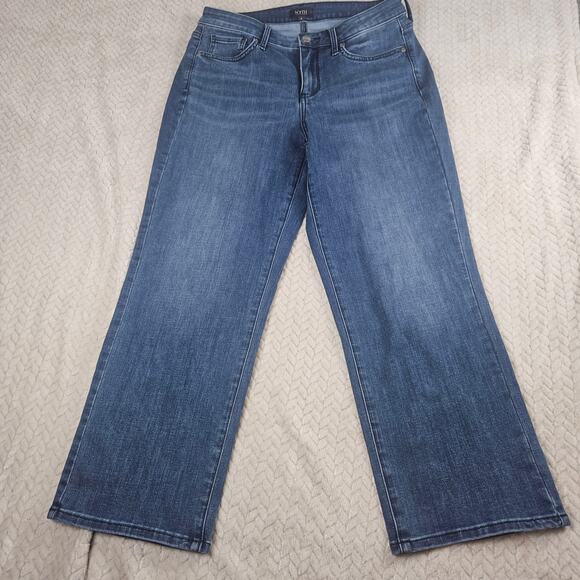 NYDJ Not Your Daughters Jeans Womens Sz 6 Blue Jeans Straght leg Casual - Picture 2 of 9